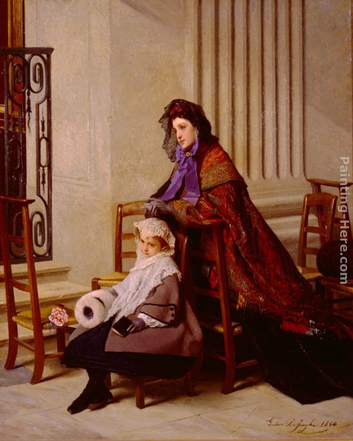 Gustave Leonhard de Jonghe Sunday Morning